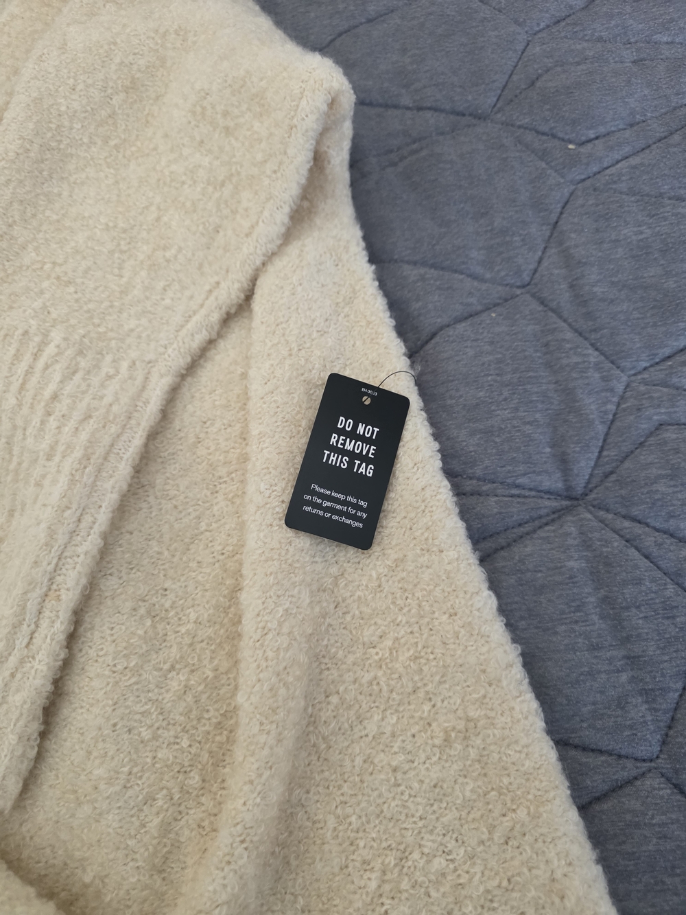 Express Women's Cream Textured Cardigan
